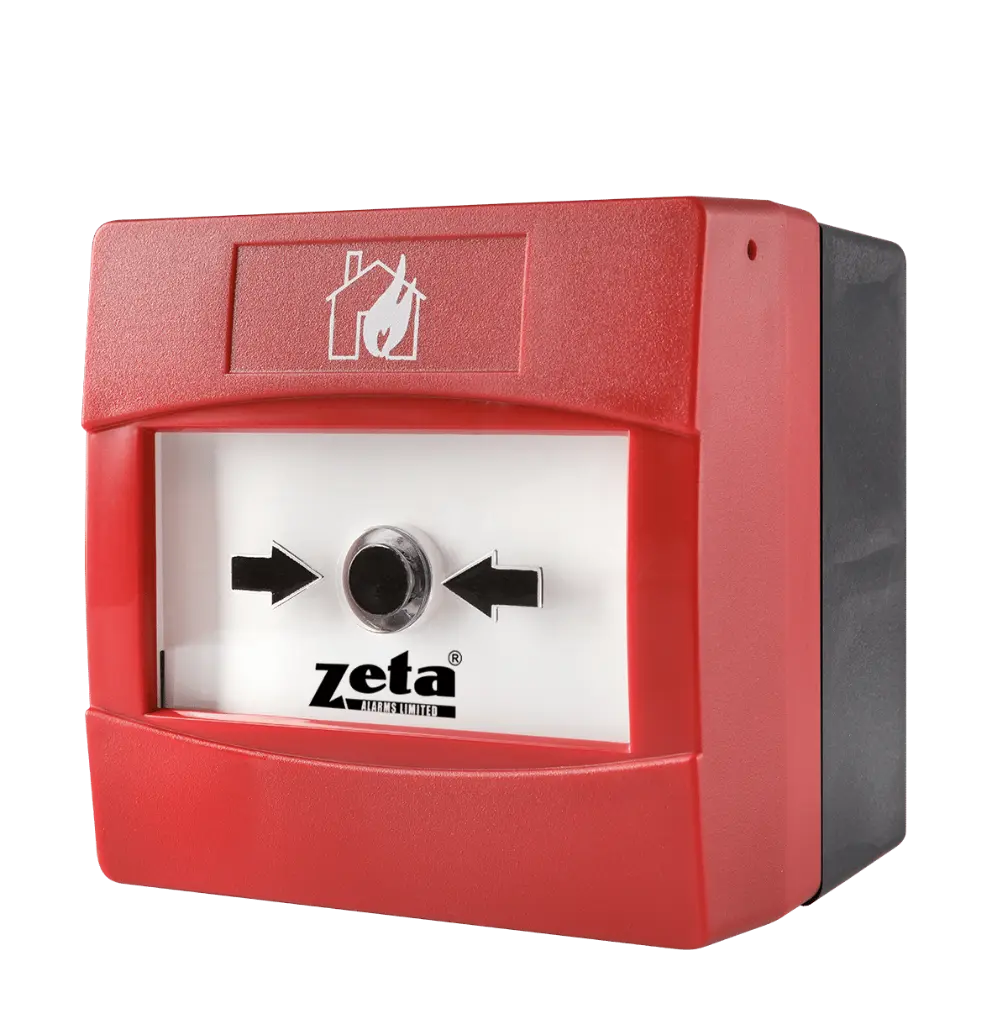 [43-682 ZT-CP4/AD/WP] [ 43-682 ZT-CP4/AD/WP] Zeta Addressable Cp4 Weatherproof Call Point, Red