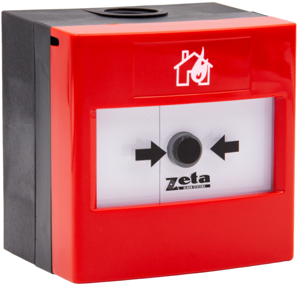 [43-622 ZT-CP3/AD/WP] [43-622 ZT-CP3/AD/WP] Zeta Addressable Weatherproof Manual Call Point (Surface Mount Only)