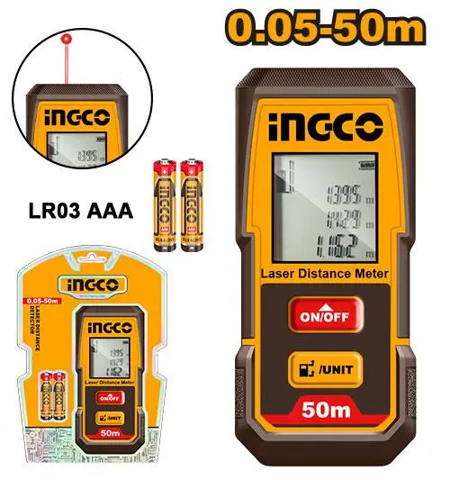 [HLDD0508] Ingco Laser Distance Detector [HLDD0508]