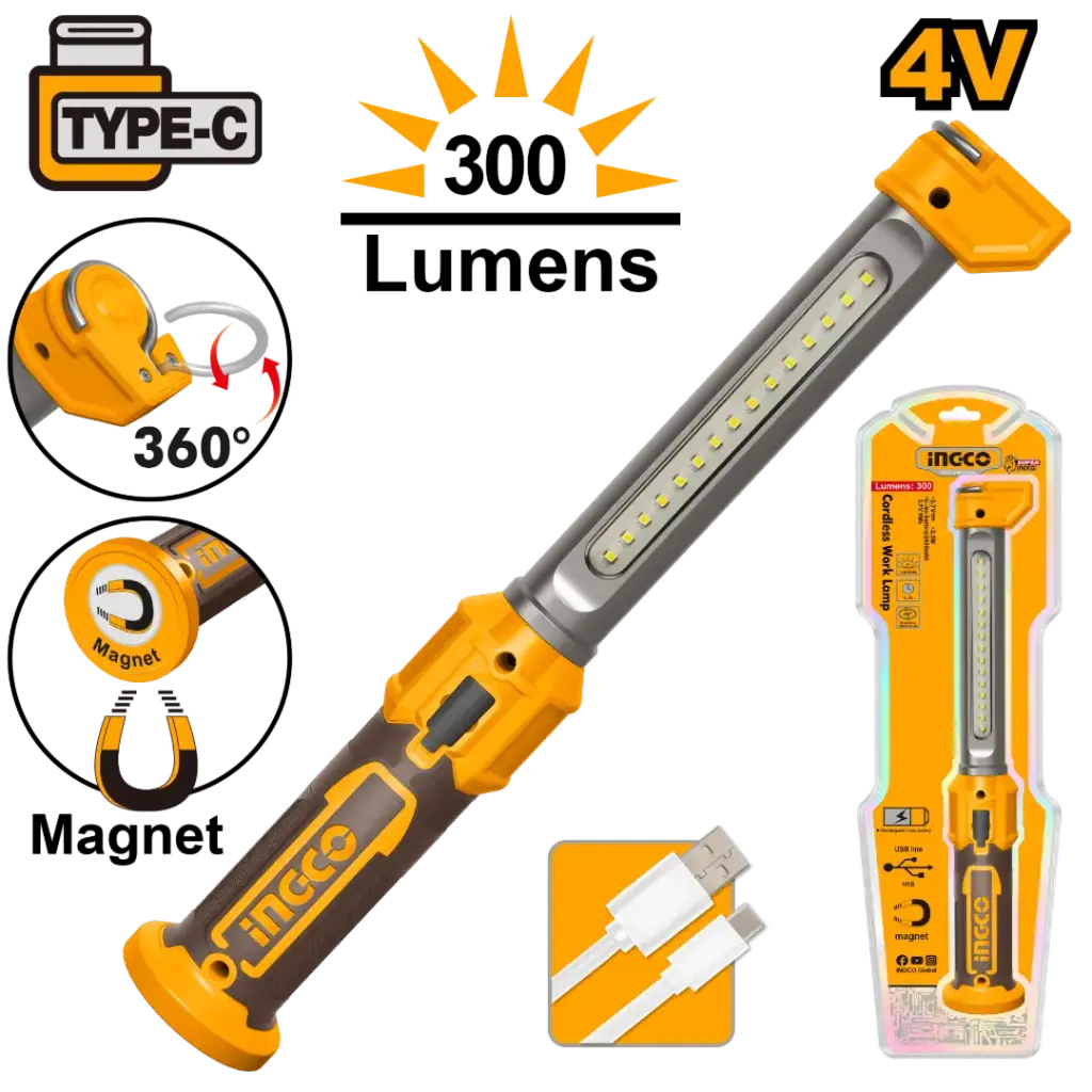 [HWLI043006] Ingco Cordless Work Lamp [HWLI043006]