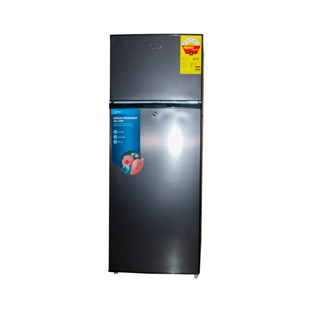 Midea 128Ltrs Double Door Top Mount Fridge [MDRT187FGG28]