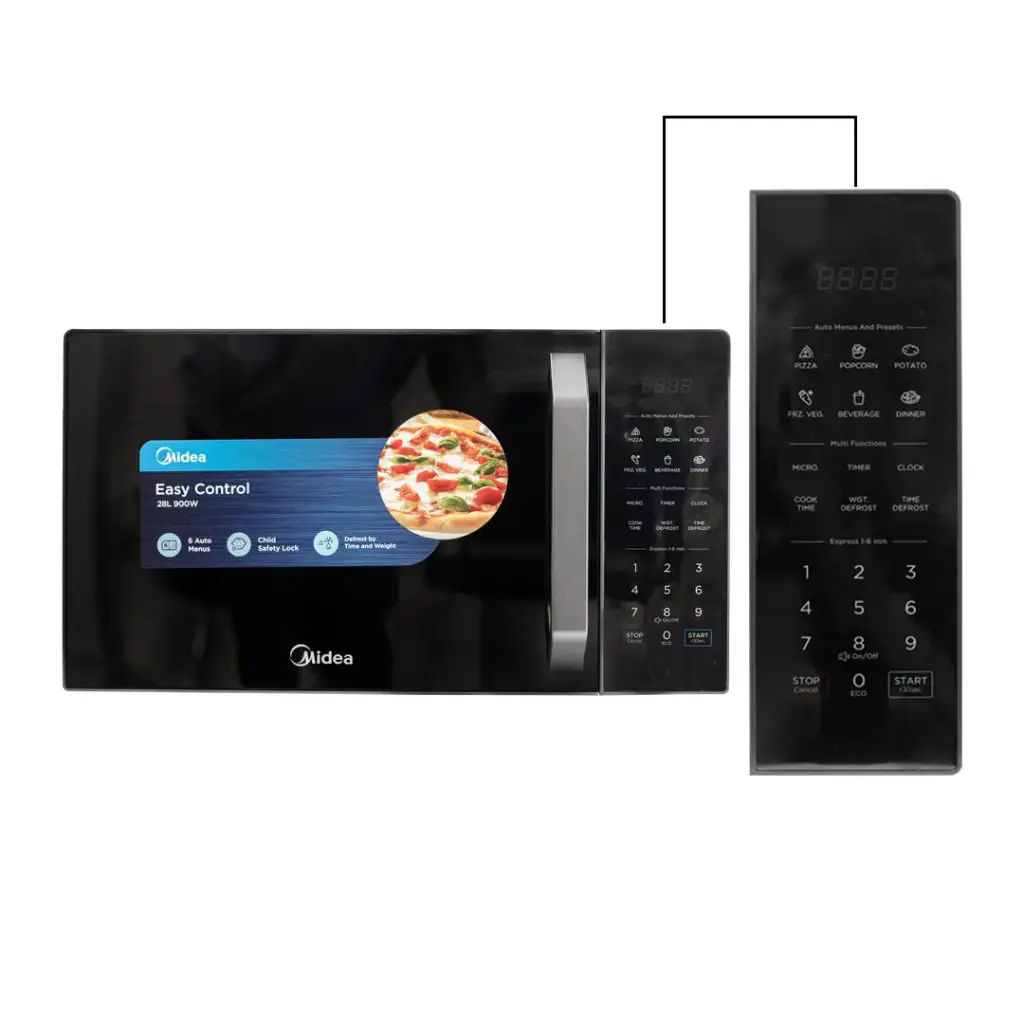 [EM9P032MX] Midea 30Ltrs 900W Solo Microwave With Oven [EM9P032MX]