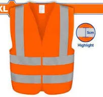 Wadfow Reflection Vest XL Orange [WRV1801]