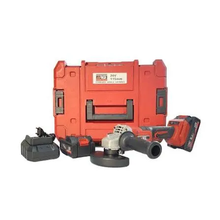 NRG 20V Angle Grinder 115MM Brushless 4.5 Inch Li-Ion Cordless 5Ax2 Kitbox2