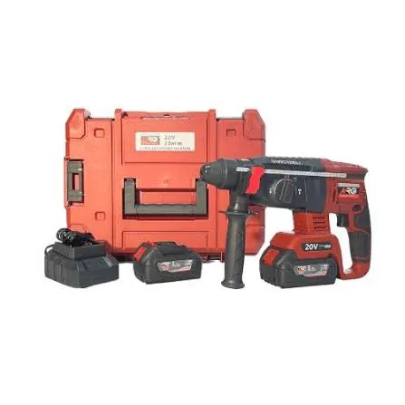 NRG 20V Rotary Hammer 26MM Brushless Li-Ion SDS-Plus Cordless 5Ax2 Kitbox2