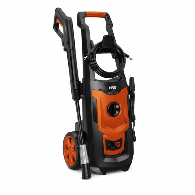 [NPW120] NRG Pressure Washer Electric 120 Bar 1600W 7L/Min 220V 50Hz 50C Ipx5 Carbon Brush