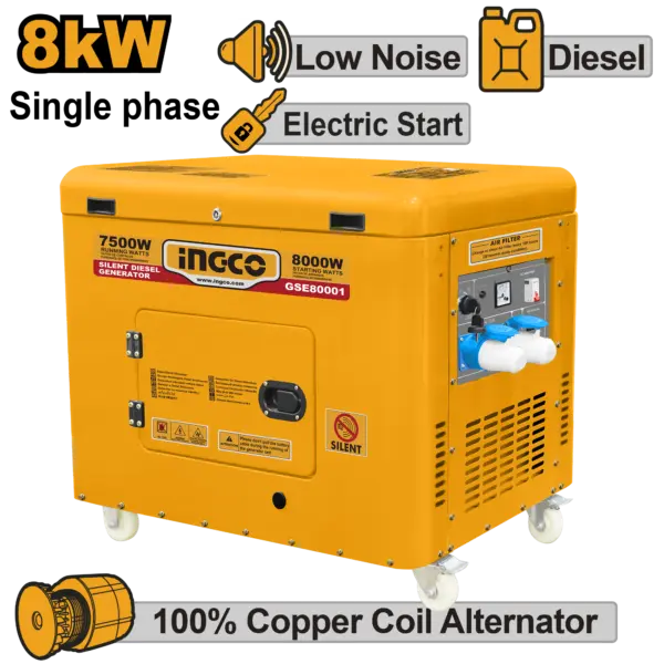 [GSE80001] Ingco Silent Diesel Generator [GSE80001]