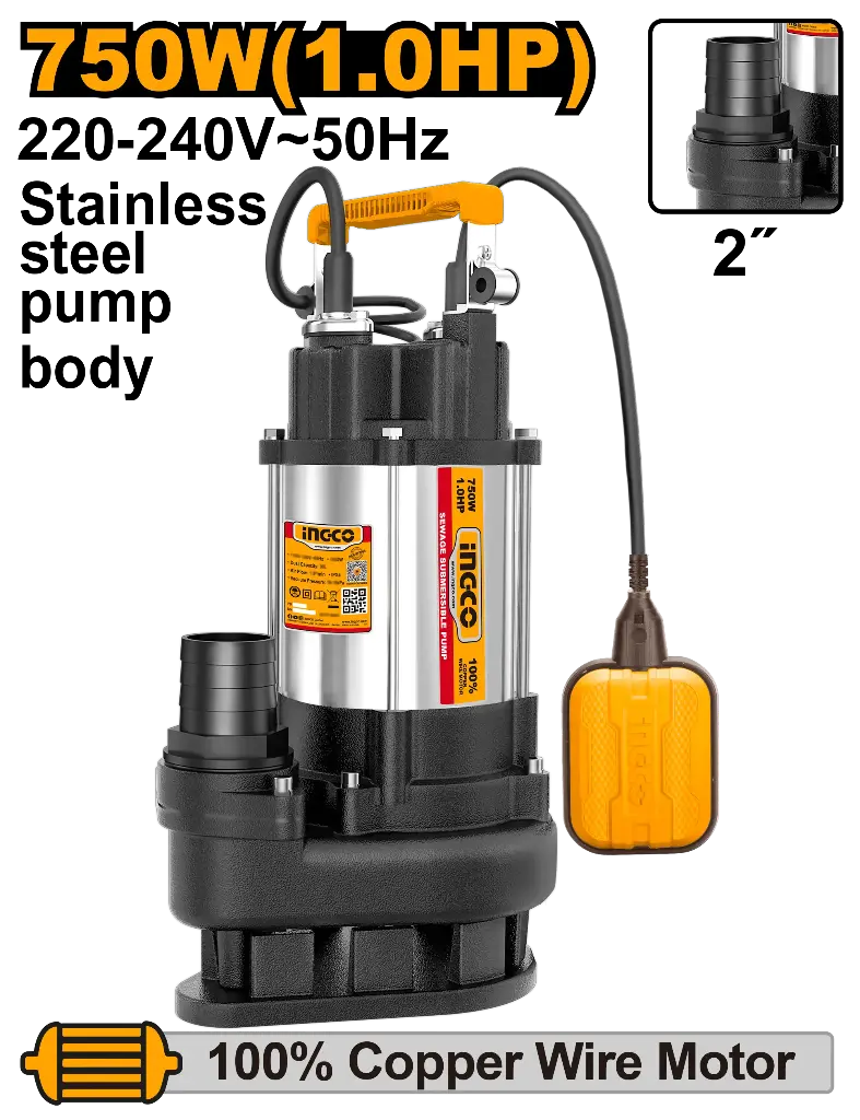 [SPDS7508] Ingco Sewage Submersible Pump [SPDS7508]