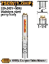 Ingco 4" Deep Well Pump [DWP7501]