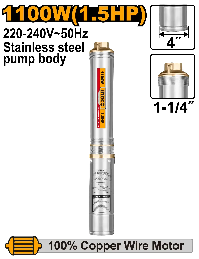 [DWP11001] Ingco 4" Deep Well Pump [DWP11001]