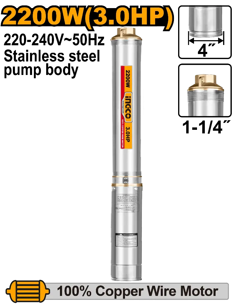 [DWP22001] Ingco 4" Deep Well Pump [DWP22001]