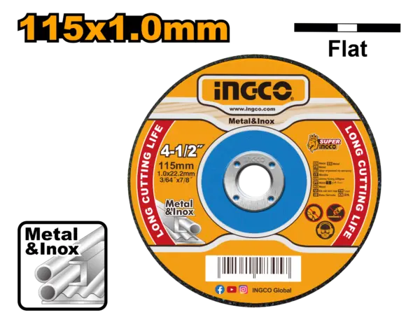 [MCD101151] Ingco Abrasive Metal Cutting Disc [MCD101151]
