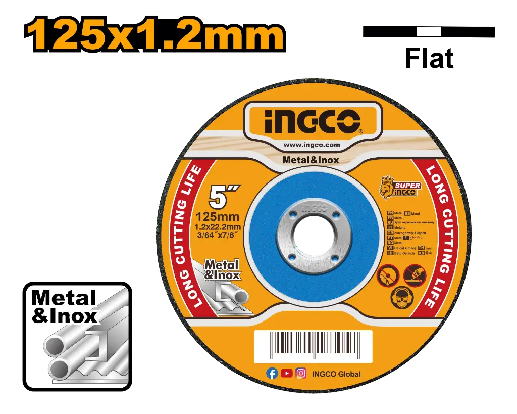 [MCD121251] Ingco Abrasive Metal Cutting Disc [MCD121251]