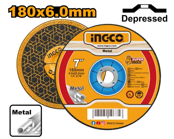 [MGD601801] Ingco Abrasive Metal Grinding Disc [MGD601801]