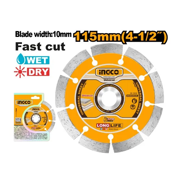 [DMD011152] Ingco 4.5" Dry Diamond Disc [DMD011152]