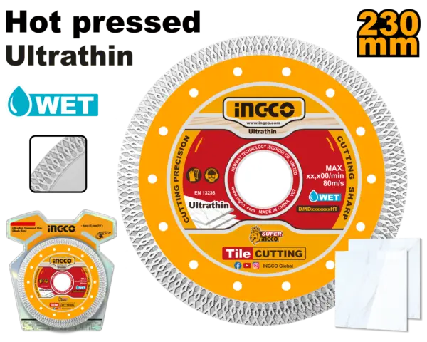 Ingco Ultrathin Diamond Disc（Mesh Rim） [DMD082301HT]