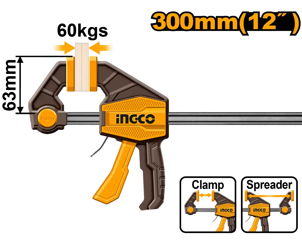 [HQBC01602] Ingco Quick Bar Clamp [HQBC01602]