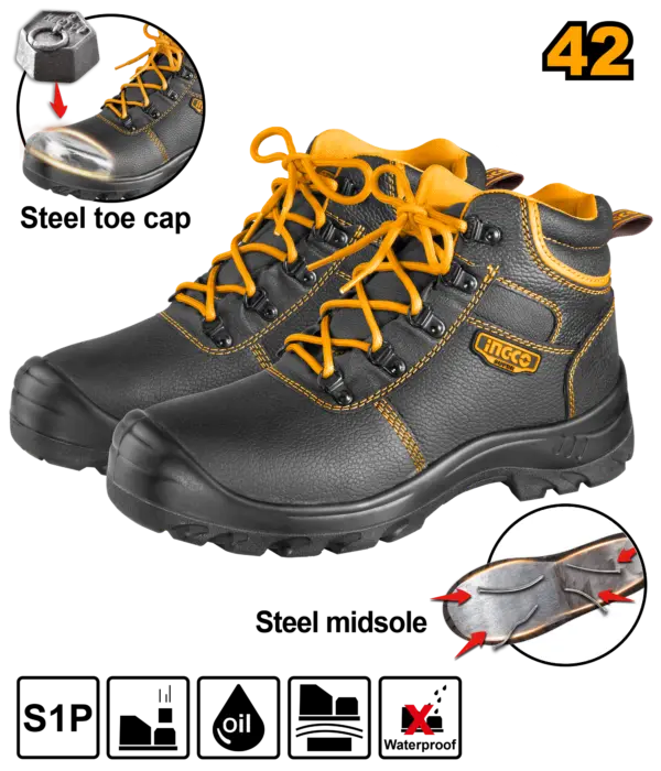 [SSH04S1P.42] Ingco Safety Boots [SSH04S1P.42]