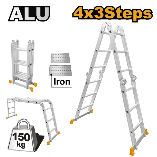 [HLAD04431] Ingco Multi-Purpose Aluminum Ladder [HLAD04431]