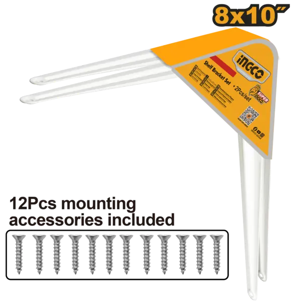 Ingco Shelf Bracket Set [HSB10810]