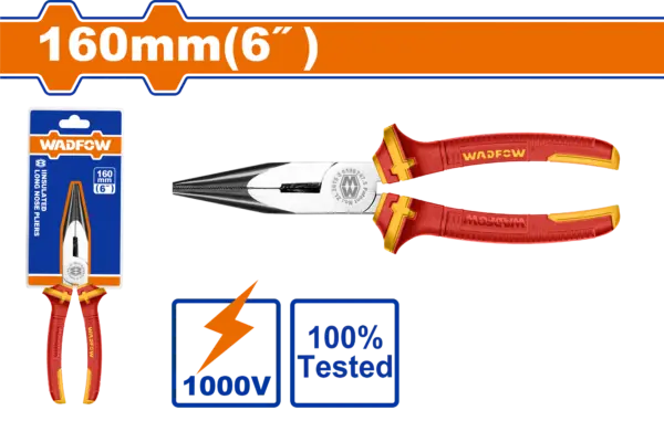 [WPL2936] Wadfow Insulated Long Nose Pliers [WPL2936]