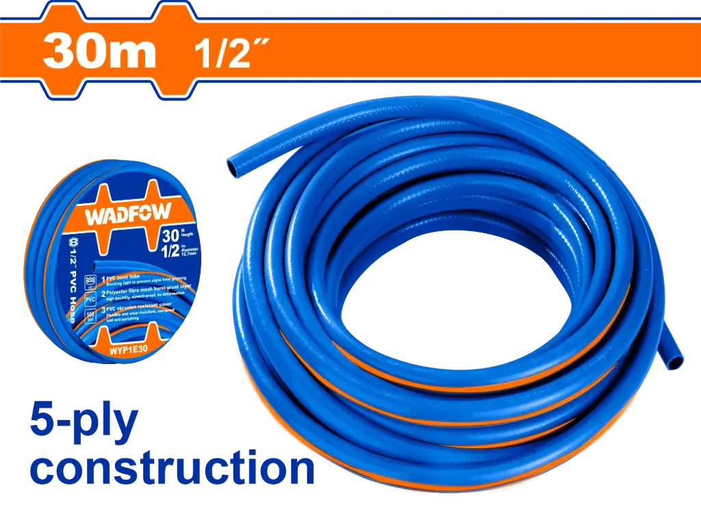 [WYP1E30] Wadfow 1/2" Pvc Hose [WYP1E30]