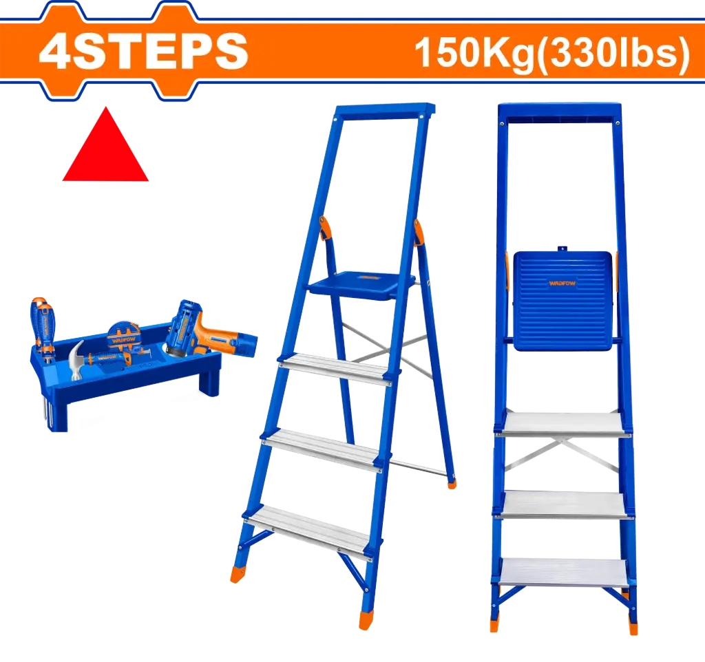 [WLD1H04] Wadfow Steel & Aluminium Household Ladder-WLD1H04 [WLD1H04]