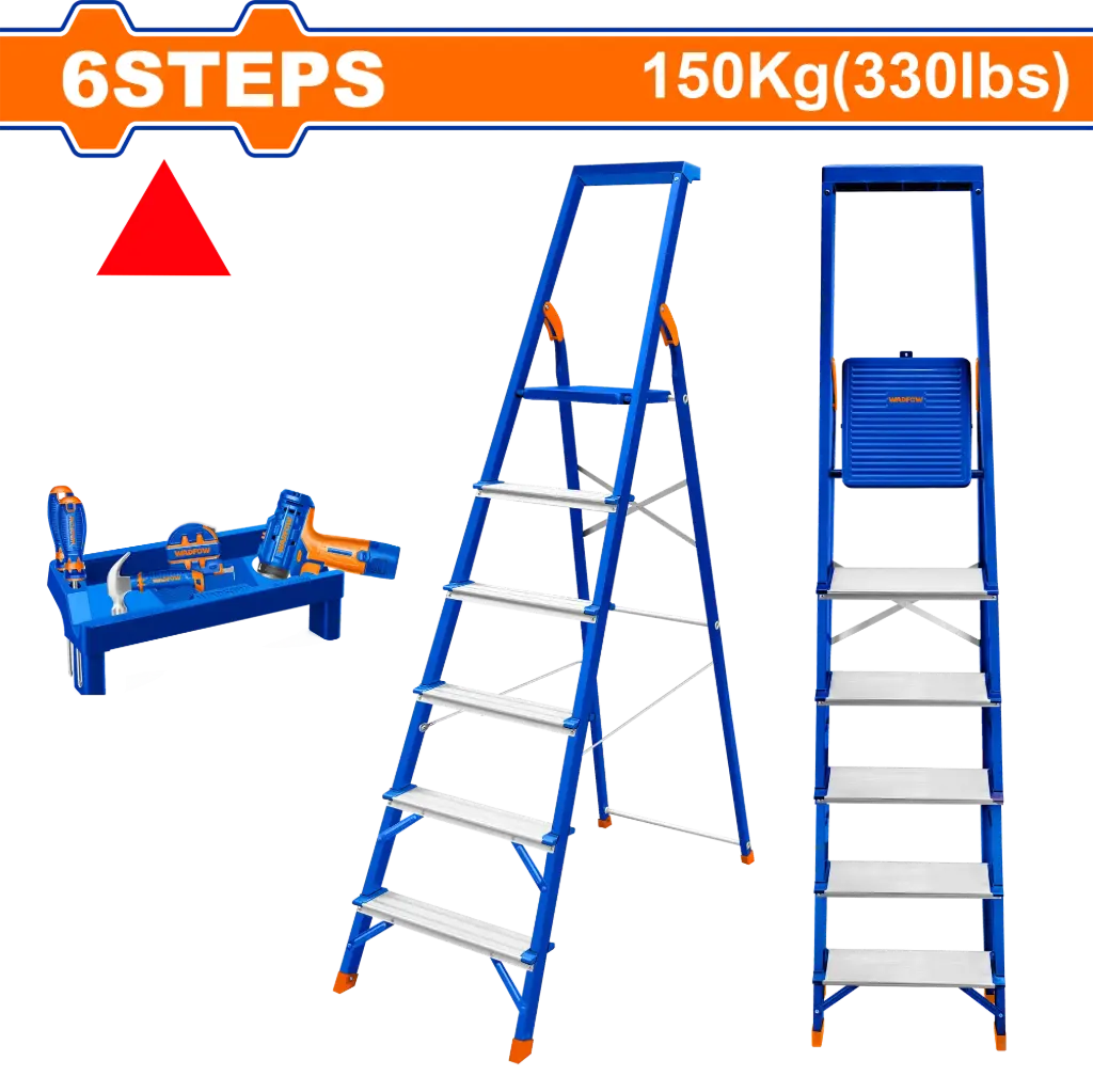 [WLD1H06] Wadfow Steel & Aluminium Household Ladder-WLD1H06 [WLD1H06]