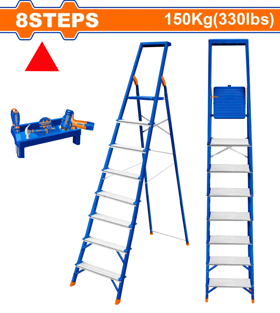 [WLD1H08] Wadfow Steel & Aluminium Household Ladder-WLD1H08 [WLD1H08]