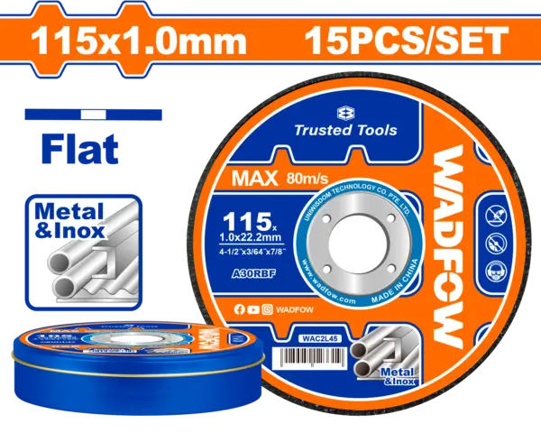 [WAC2L45] Wadfow Abrasive Metal Cutting Disc Set [WAC2L45]