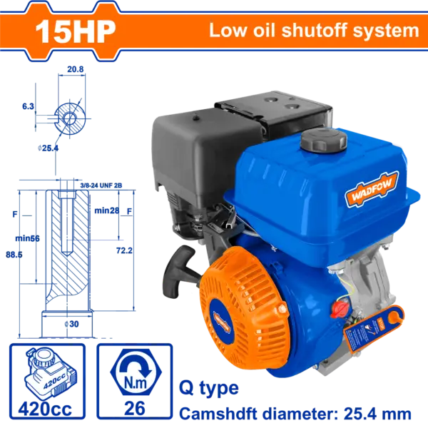 [WGNAA190Q] Wadfow Gasoline Engine [WGNAA190Q]