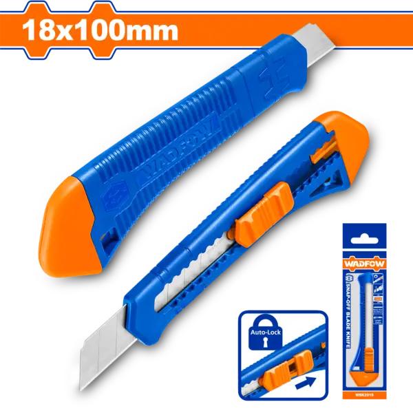 [WSK2918] Wadfow Wadfow Snap-Off Blade Knife 18X100Mm - P20C280 [WSK2918]