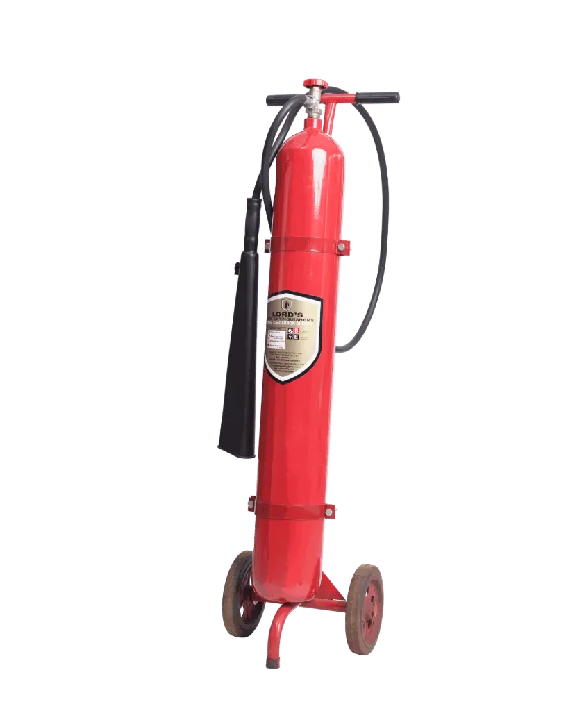 [FIR-07076] Lords Co2 Trolley  Fire Extinguisher 10Kg ( EN3-BSI Approved ISO 9001 Certified )