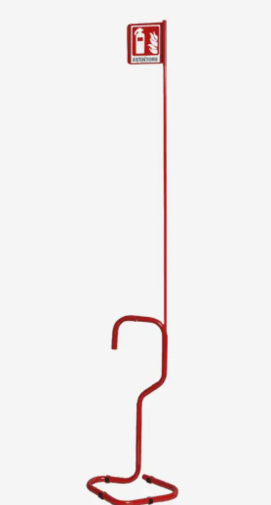 [FIR-07087] Single Stand For Portable Fire Extinguisher C/W Pole And Extinguisher Sign