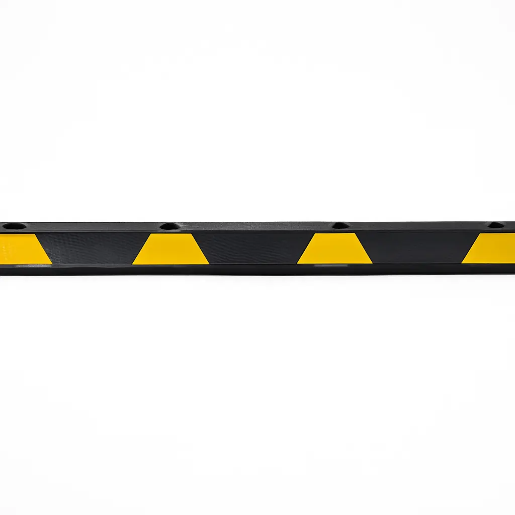 [SAF-07097] WHEEL STOPPER CAR PARKING BARRIER (REFLECTIVE RUBBER)