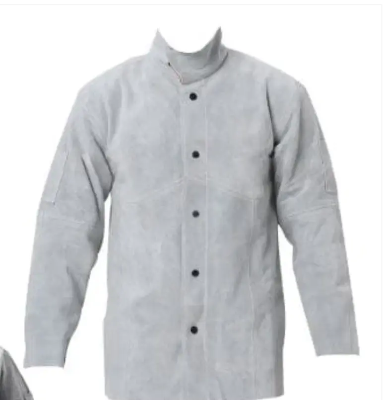 [SAF-07119] Invicto Jacket Welder Cowhide Natural Split Leather 3Xl Made In Pakistan