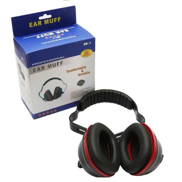 [SAF-07128] Ear Muff Sr-1 ( Red & Black)