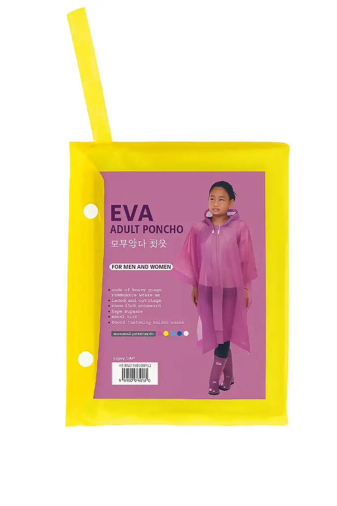 Rain Poncho Eva