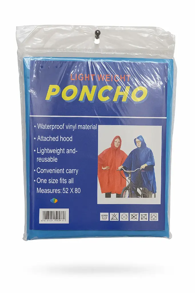 [SAF-07149] Disposable Rain Poncho 00160