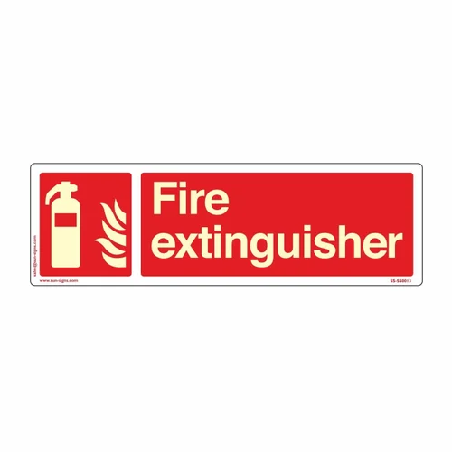 [SAF-07166] Fire Extinguisher Sign Rectangular
